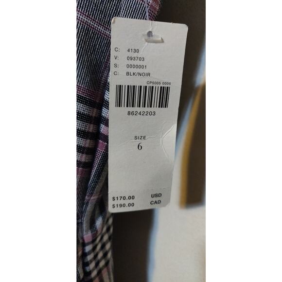 Maeve Anthropologie Plaid Dress 6P One Shoulder Prep School Girl Midi Preppy NWT - Picture 8 of 16